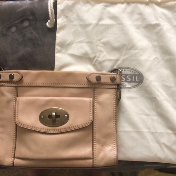 Fossil Handbags - Fossil light tan crossbody